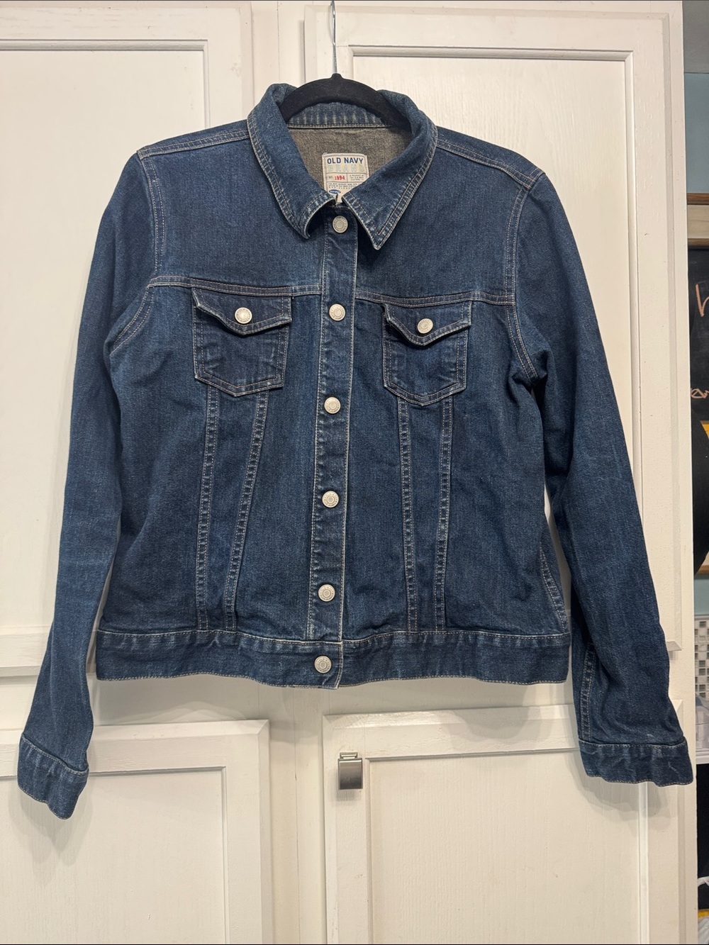 Old Navy Women's Indigo Blue Denim Jacket